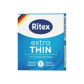 PRESERVATIVO extra fino | sensación natural | hipoalergénico | RITEX EXTRA THIN