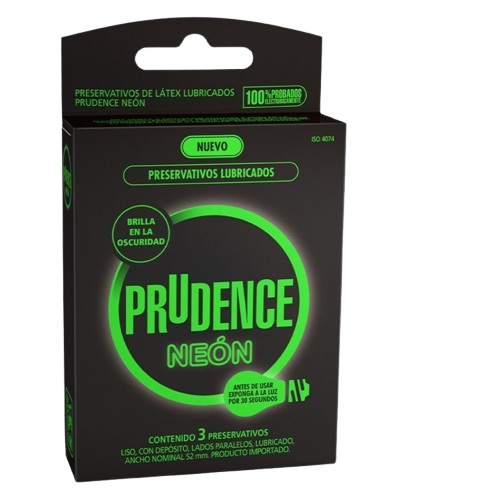 PRESERVATIVO PRUDENCE NEON X3