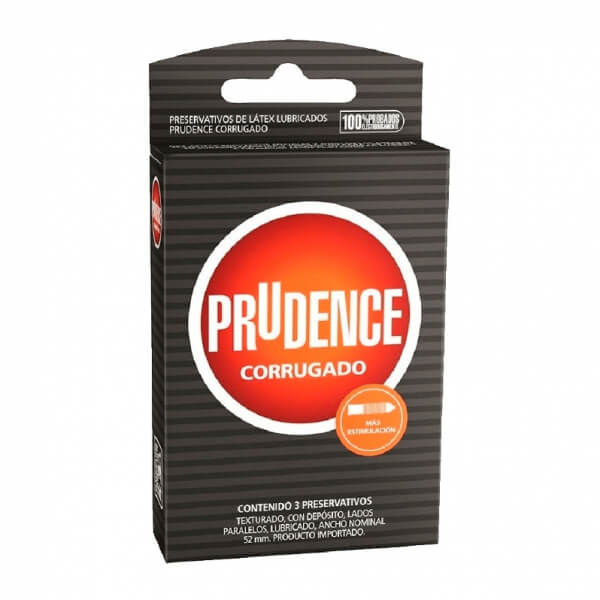 PRESERVATIVO PRUDENCE CORRUGADO X3