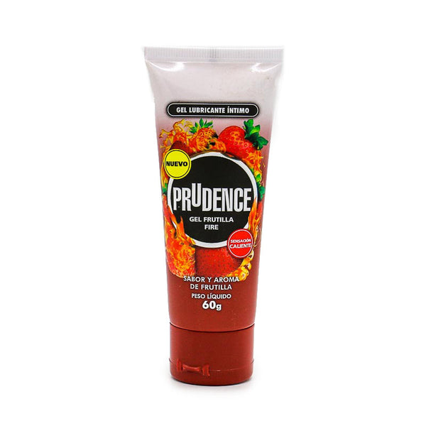 GEL LUBRICANTE PRUDENCE FIRE FRUTILLA 60G