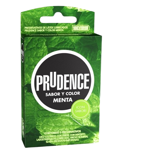 PRESERVATIVO PRUDENCE MENTA X3