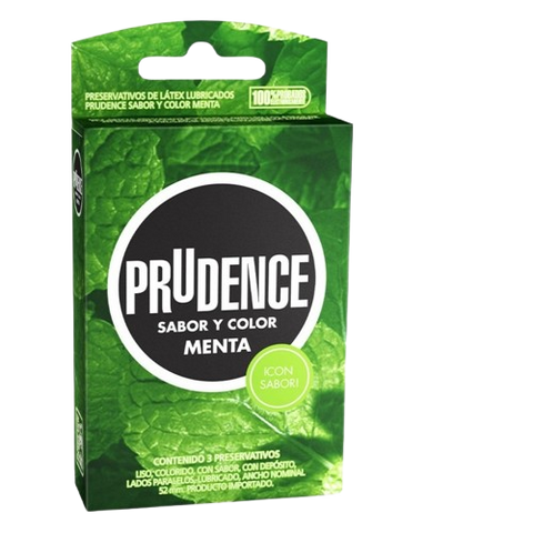 PRESERVATIVO PRUDENCE MENTA X3