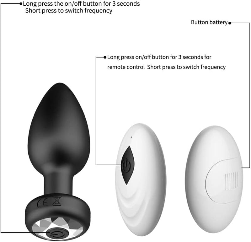 PLUG VIBRADOR CON CONTROL CENTUR