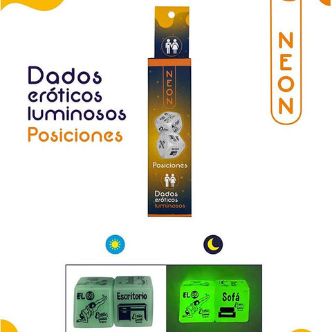 DADOS NEON POSICIONES HETERO