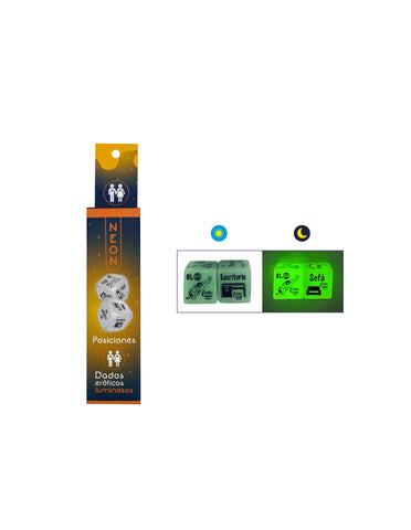 DADOS NEON POSICIONES HETERO