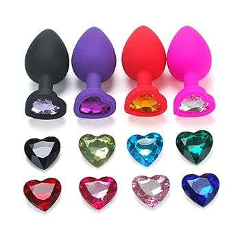 PLUG ANAL SILICONA JOYA CORAZÓN