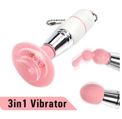 MINI VIBRADOR 3 EN 1, ROSITA