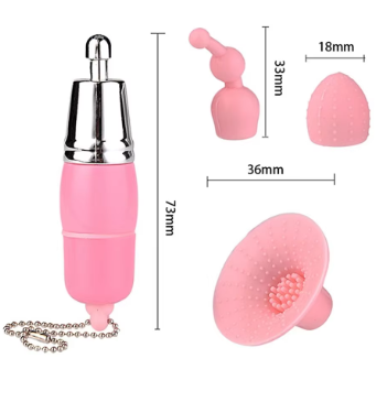 MINI VIBRADOR 3 EN 1, ROSITA