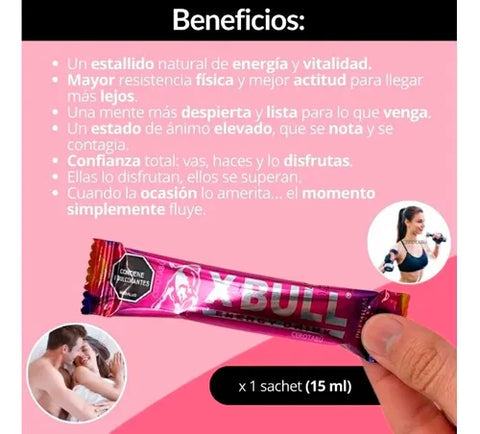 ENERGIZANTE X BULL SACHET 15ML