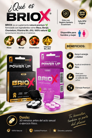 Briox Suplemento Afrodisiaco MUJER