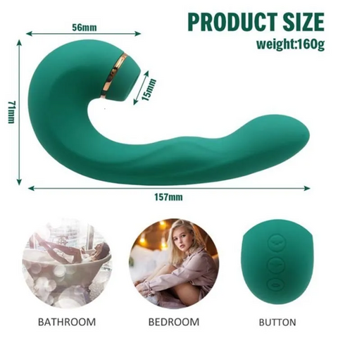 VIBRADOR SUCCIONADOR GREEN