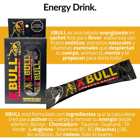 ENERGIZANTE XBULL sachet 20ml