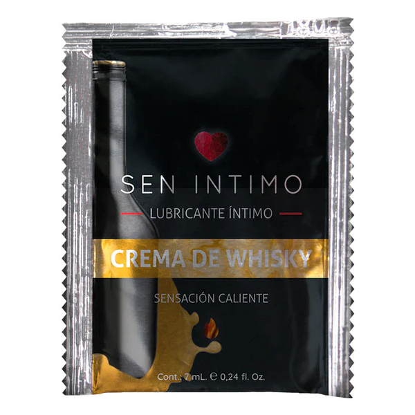 LUBRICANTE INTIMO CALIENTE X 7 ML CREMA DE WHISKY